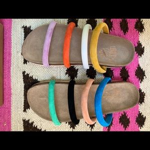 Charlotte Stone Gloria sandals in confetti